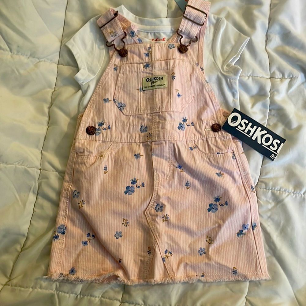 Nwt Oshkosh overall skirt